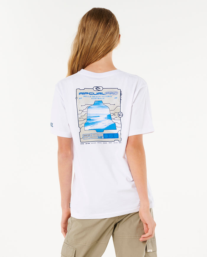 2025 Rip Curl Pro Bells Kids Tee (White)