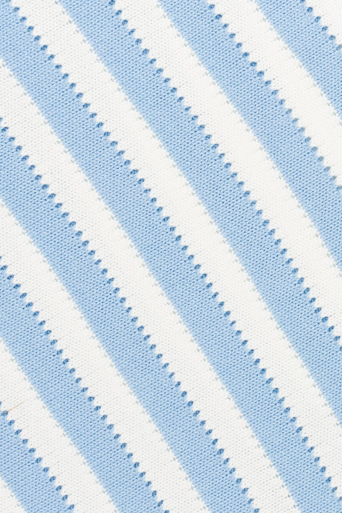 Abree Blue Striped Sweater