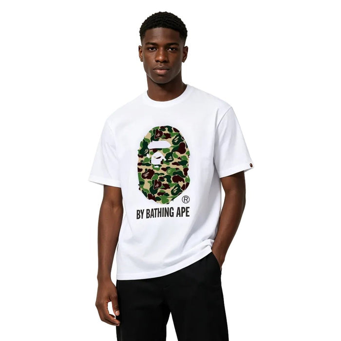 BAPE ABC Camo By Bathing Ape Tee White Green