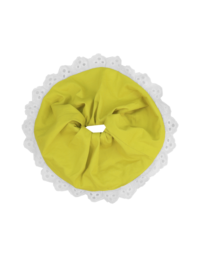 BETTY SCRUNCHIE CHARTREUSE