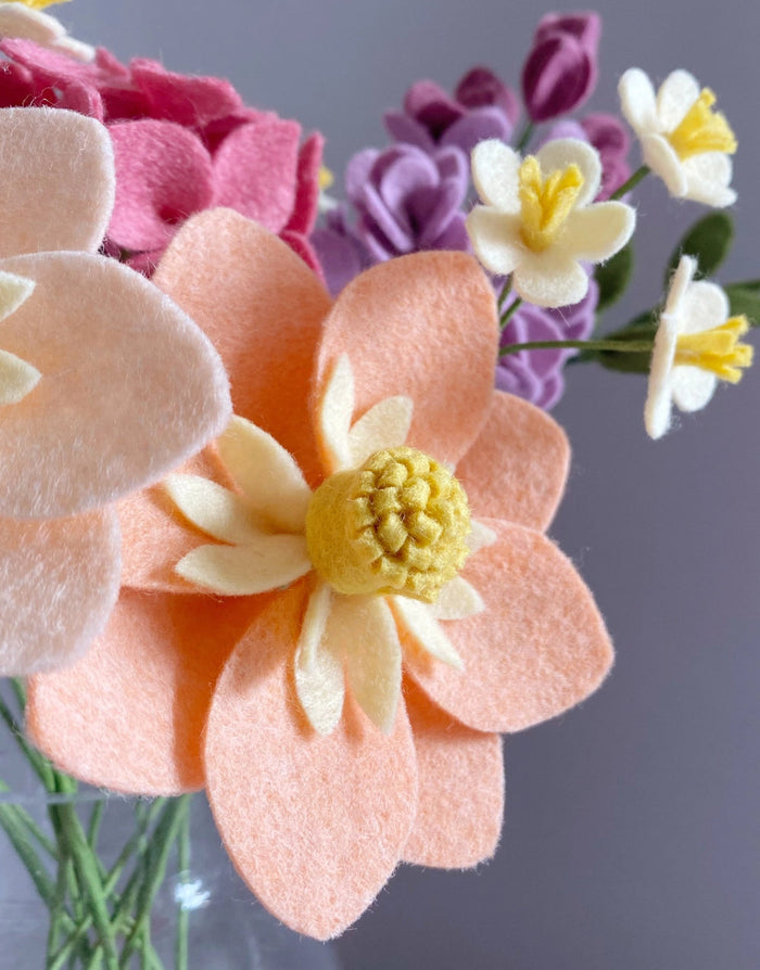 Blissful Blooms Felt Flower Craft Kit, The Handmade Florist
