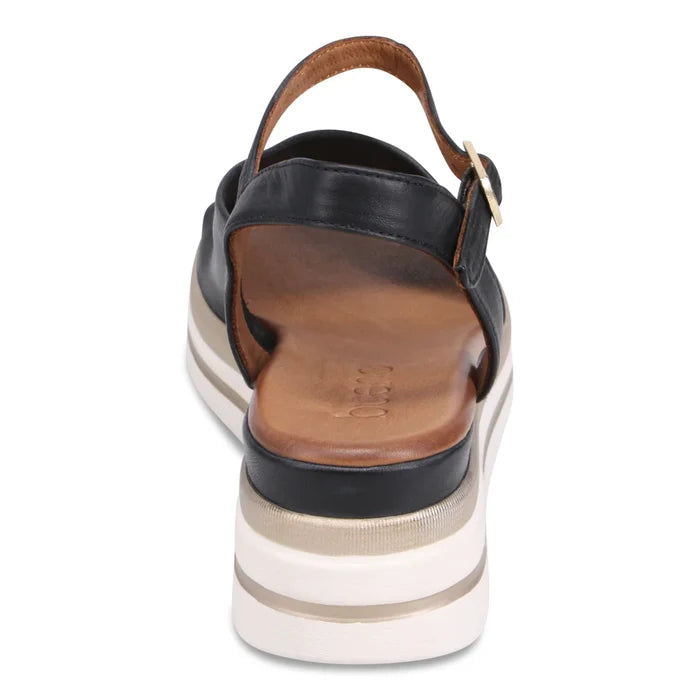 Bueno CARMELA Platform Sandal in Black