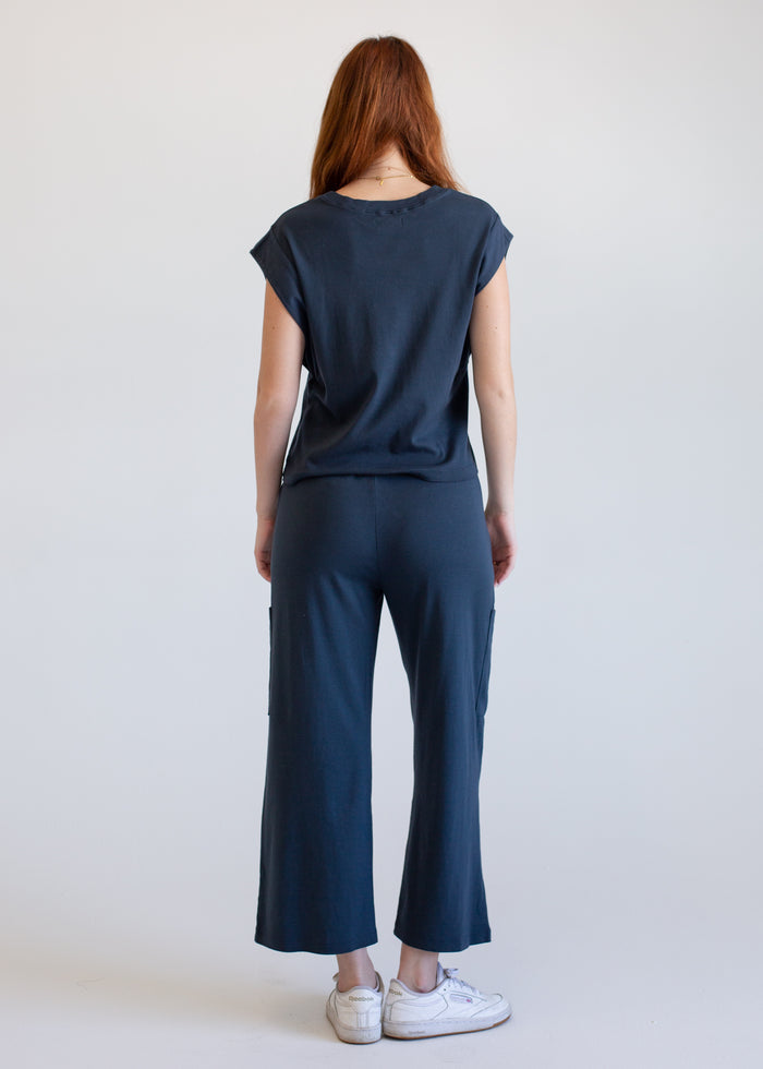 Back view of Cool Girl Shirt on model