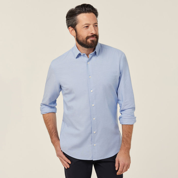 Cotton Chambray Long Sleeve Shirt CATJJU
