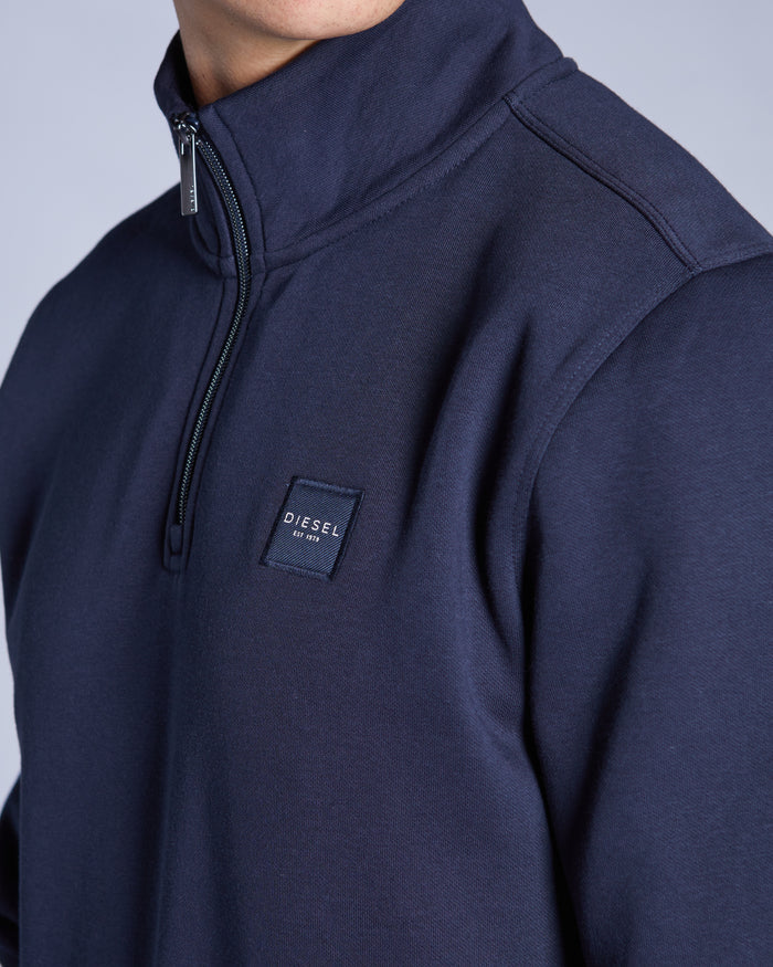 Dax Half Zip Salute Navy