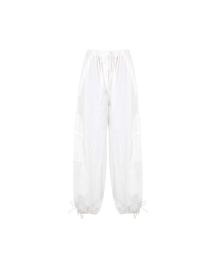 DONOVAN TIE PANT WHITE
