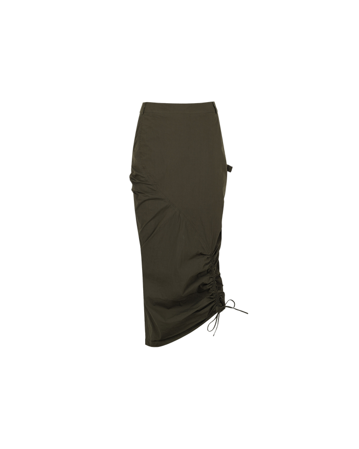 DONOVAN TIE SKIRT KHAKI