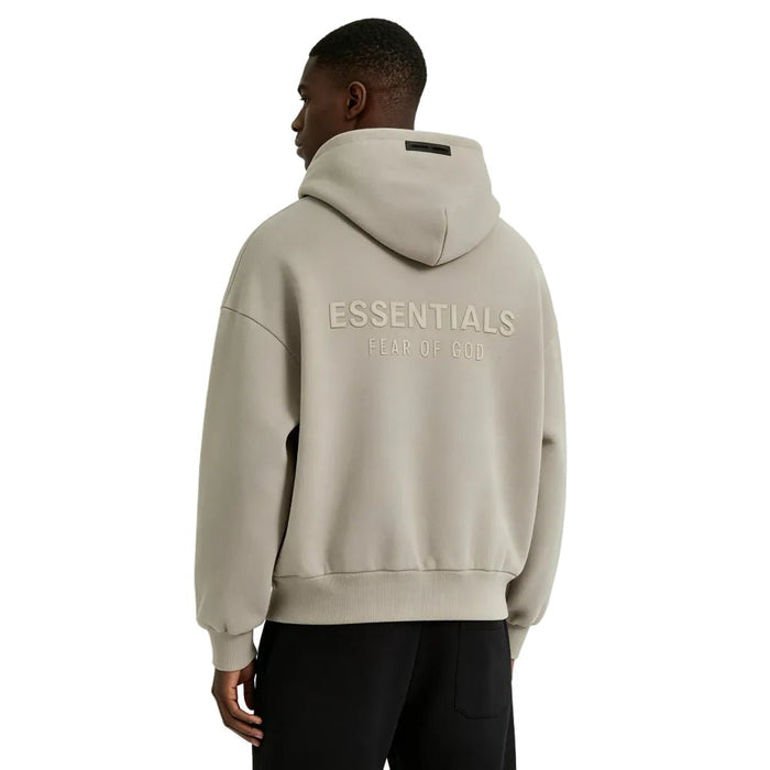 Fear of God Essentials Classic Fleece Hoodie Timber - AFewVibe