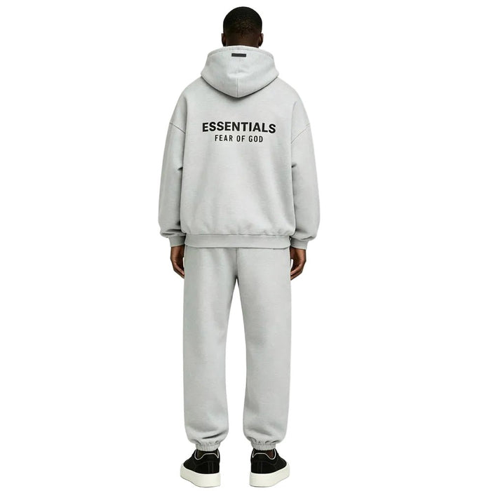 Fear of God Essentials Fleece Sweatpant Light Heather Gray FW24 - AFewVibe