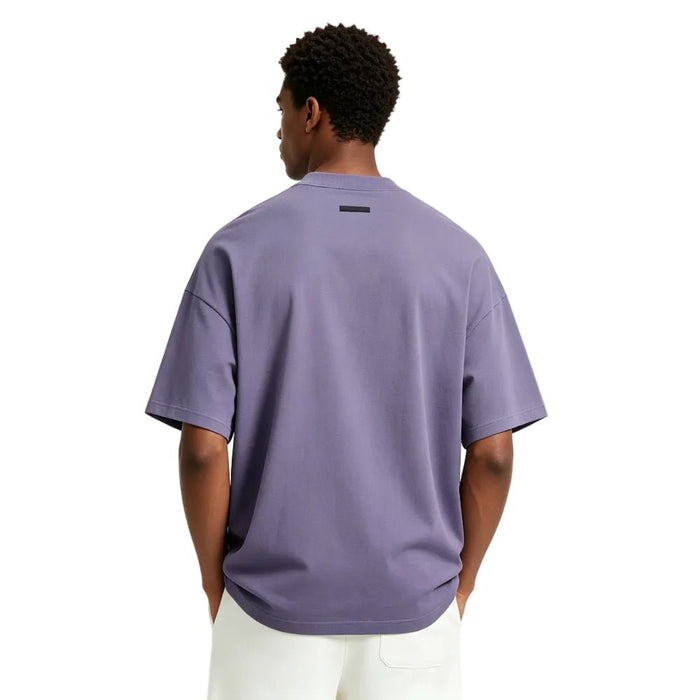 Fear of God Essentials Heavy Crewneck Tee Lavender - Afewvibe