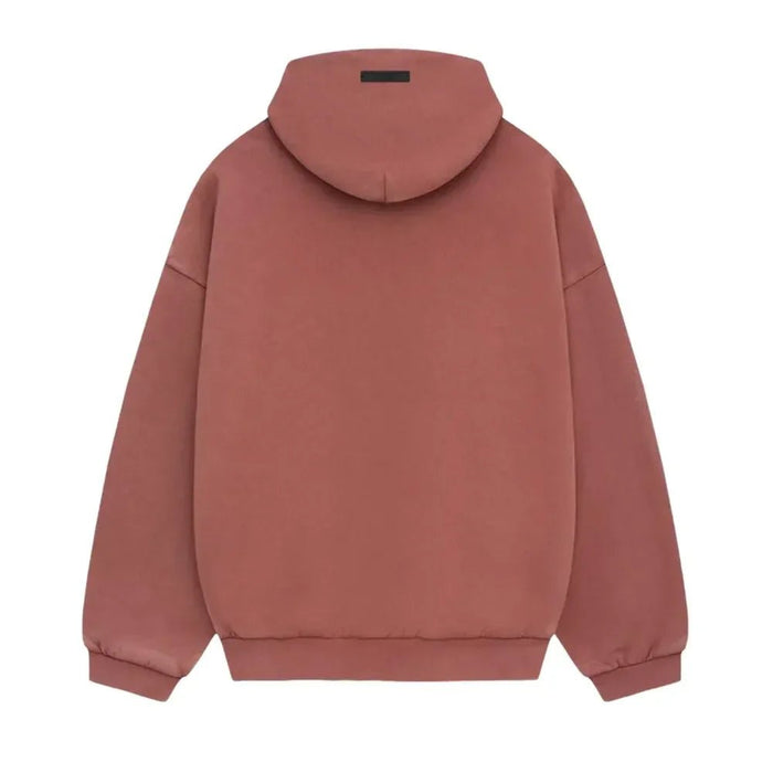 Fear of God Essentials Heavy Fleece Hoodie Crimson - Afewvibe