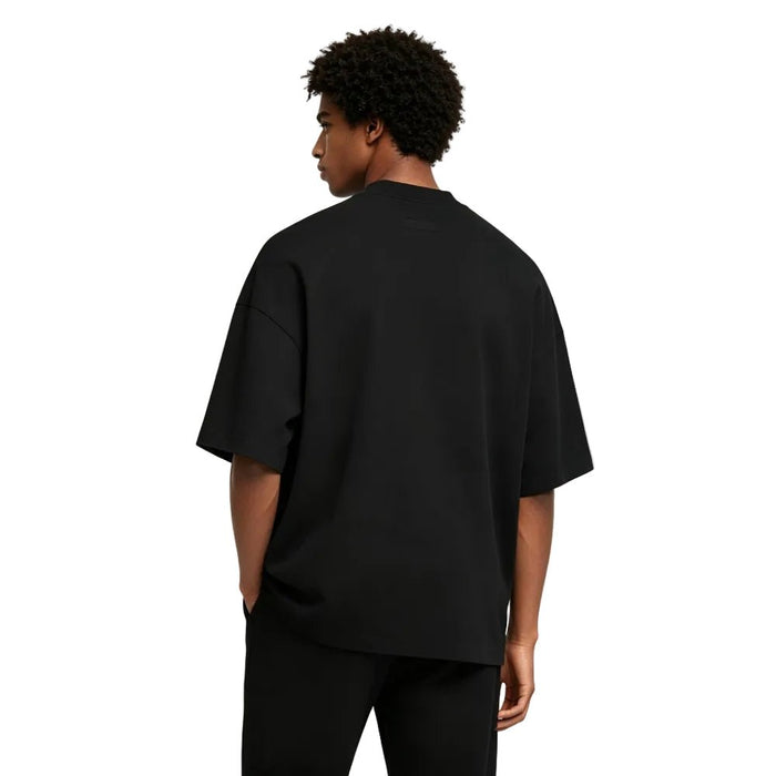 Fear of God Essentials Heavy Jersey Crewneck T-Shirt Jet Black - AFewVibe