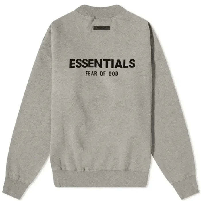 Fear of God Essentials SS22 Core Collection Crewneck Dark Oatmeal - Afewvibe