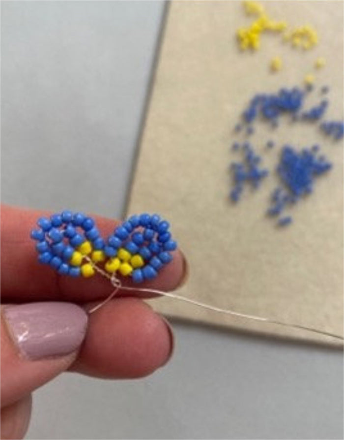 Forget Me Not Beaded Flower Craft Kit, The Beaded Garden