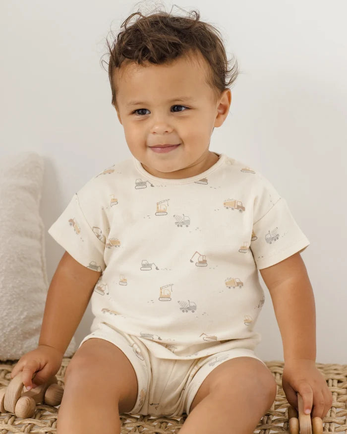 Frankie Set | Construction Trucks | Baby + Kids