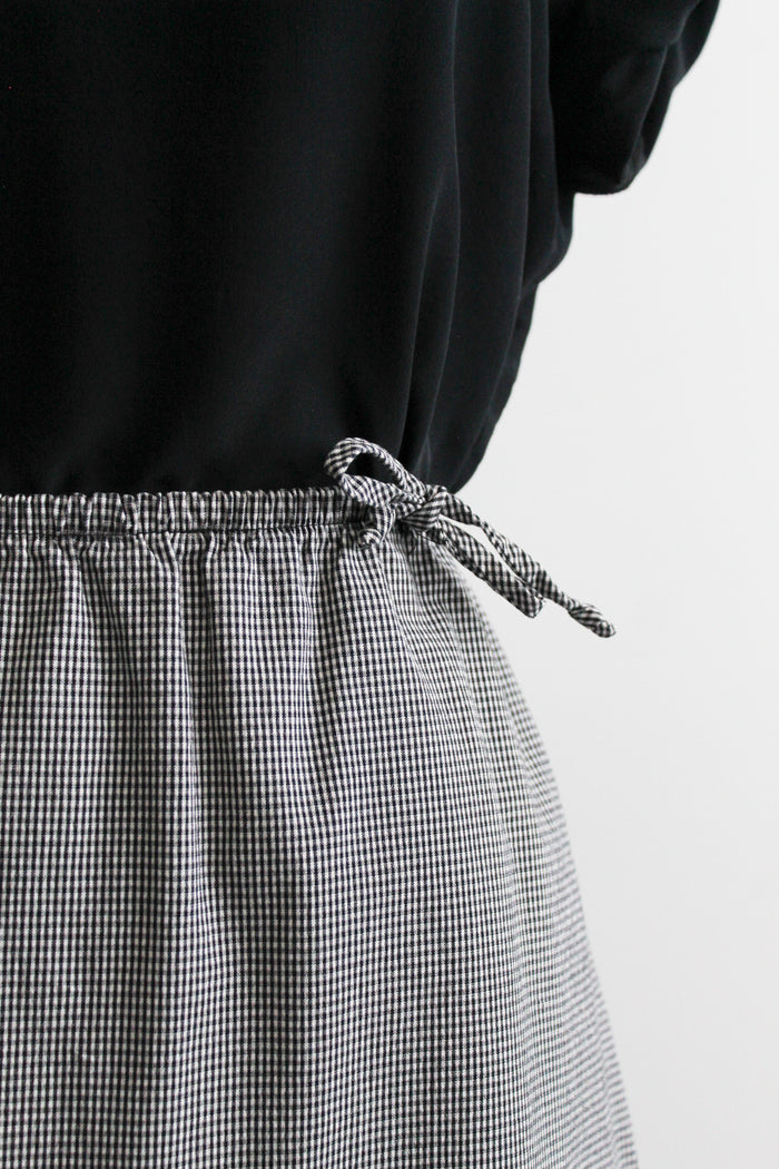 gingham market skirt