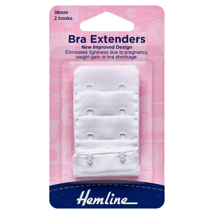 Hemline Bra Back Extenders: 38mm - Bra Extender