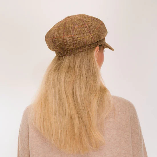 Hicks & Brown Higham Tweed Ladies Baker Boy Cap