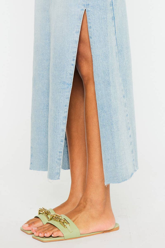 Style the Kancan Side Panel Maxi Skirt exclusively at Born To Glam