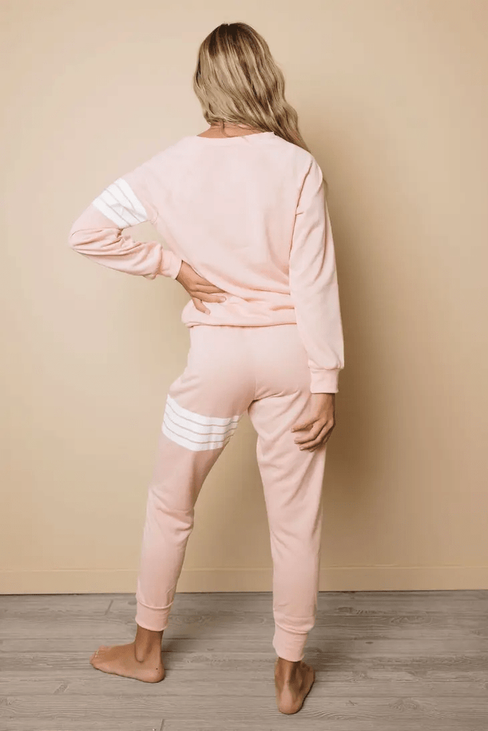 Kellan Striped Sweatpants Set - Intimate Whispers