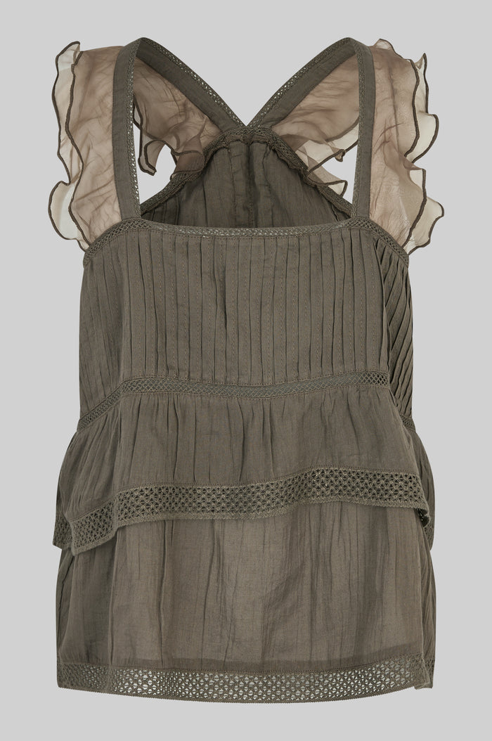Kristel Frill Strap Top