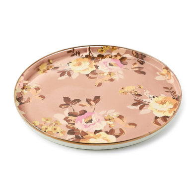wild rose mauve tray
