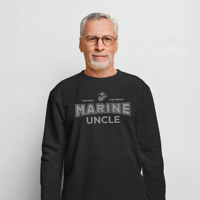 Marines Uncle Crewneck (Black)