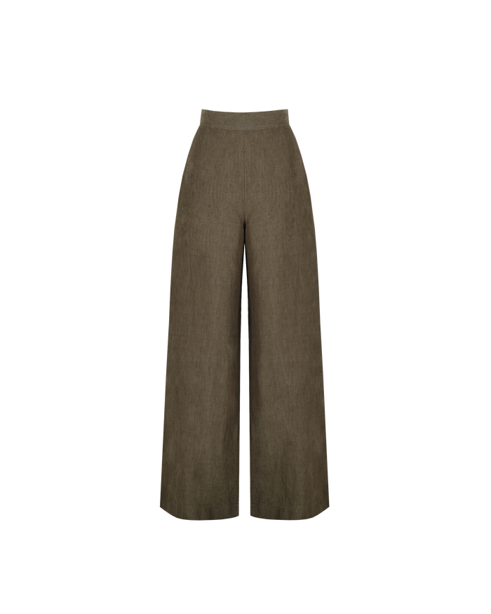 MARLEY LINEN PANT KHAKI