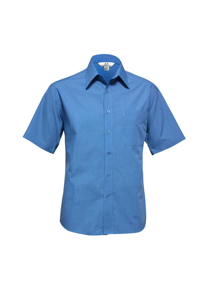 Micro Check Mens S/S Shirt SH817
