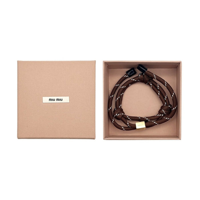 Miu Miu Rope Nylon Bracelet - SHENGLI ROAD MARKET