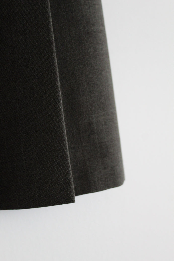 moss pleated skirt