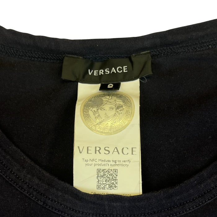 Versace navy tričko (small logo)