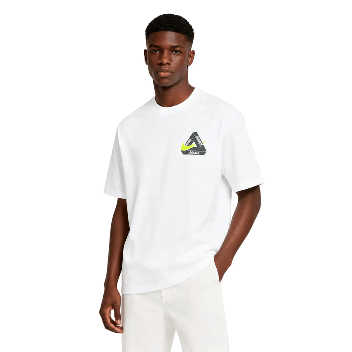Palace x Nike Tri Swoosh T-Shirt White - AFewVibe