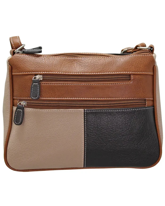 Payton Handbag - Tan/Black
