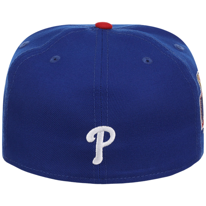 Philadelphia Phillies Philly Crown the City - Flame New Era 59FIFTY (Royal/Red)