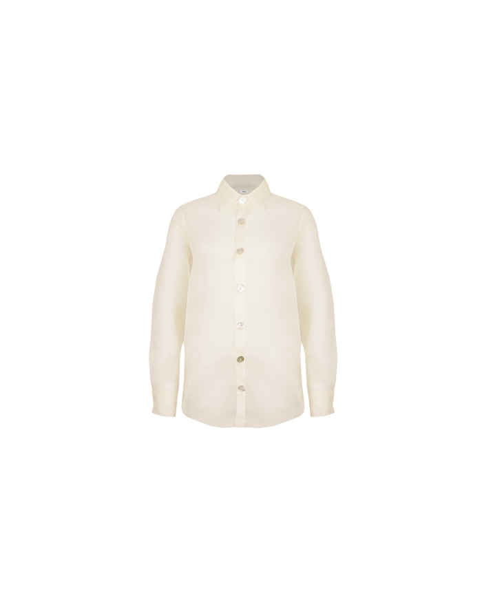 POPPY ORGANZA SHIRT IVORY