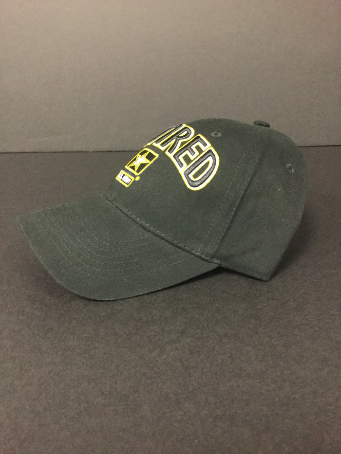 Retired with Army Star Logo - Hat