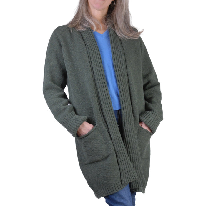 Green - Lambswool Jacket / Small/Medium