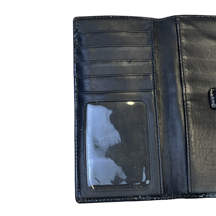 Coach Signature Long Wallet (Black)