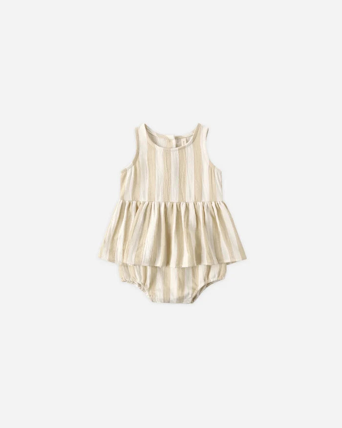 Skirted Tank Romper | Summer Stripe | Baby + Kids