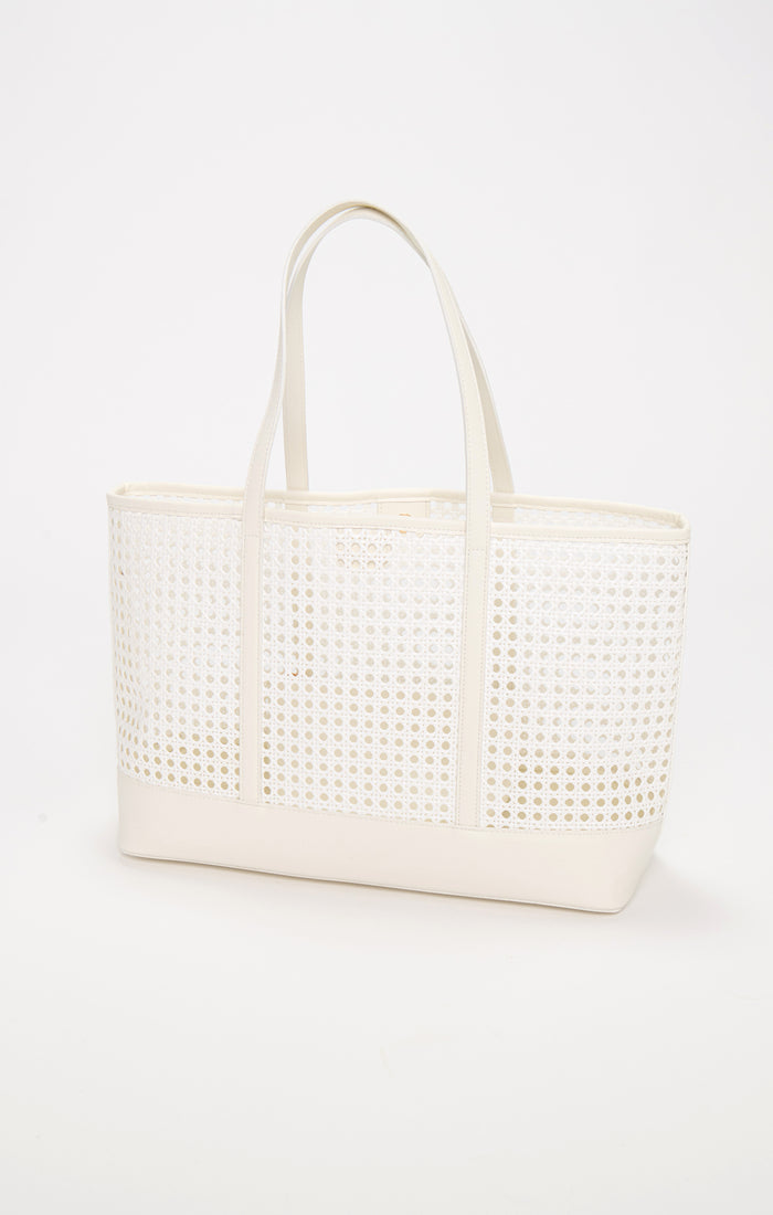 Soleil Tote Bag ~ White