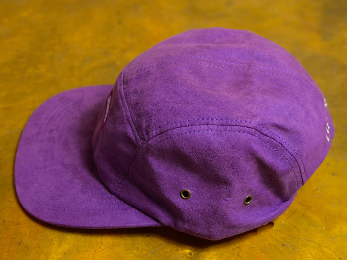 Strike Suede 5 Panel Caps - Purple