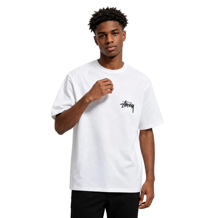 Stussy Diced Out Tee White - AFewVibe