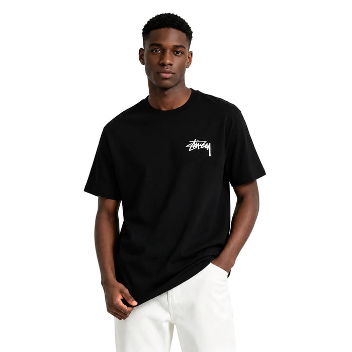 Stussy Shattered Tee Black - AFewVibe