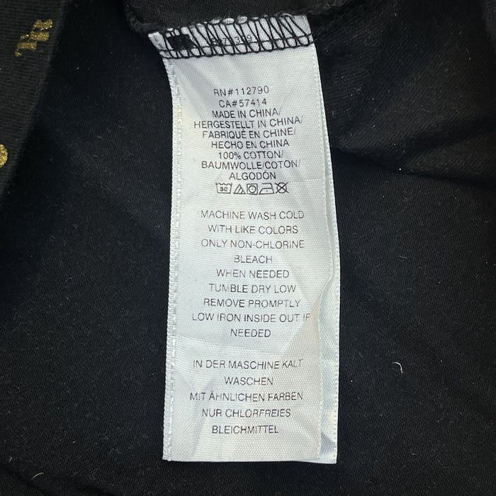 True Religion Monogram SS Crew Neck Tee (Black/Gold)