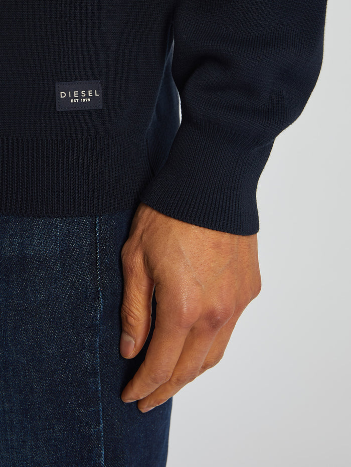 Tully Half Zip Midnight Teal