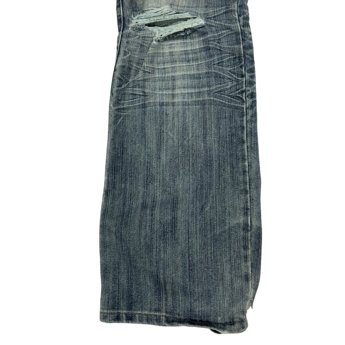 Y2K / Mid-2000s Heavily Embroidered Denim Jeans