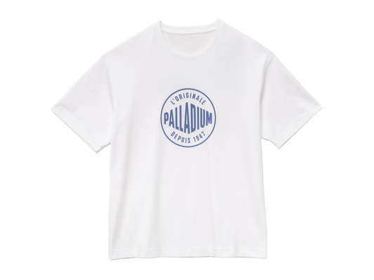 1710934-116 | UNISEX PALLADIUM FRANCE LOGO COTTON T-SHIRT | STAR WHITE