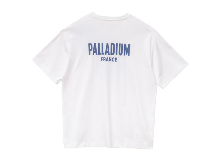 1710934-116 | UNISEX PALLADIUM FRANCE LOGO COTTON T-SHIRT | STAR WHITE