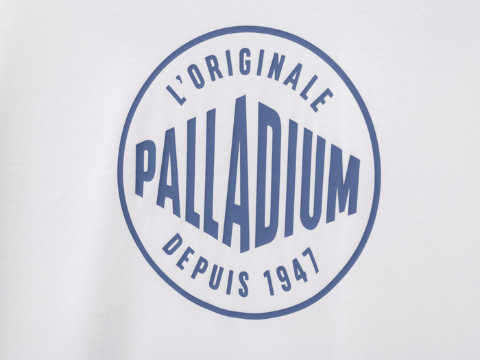 1710934-116 | UNISEX PALLADIUM FRANCE LOGO COTTON T-SHIRT | STAR WHITE